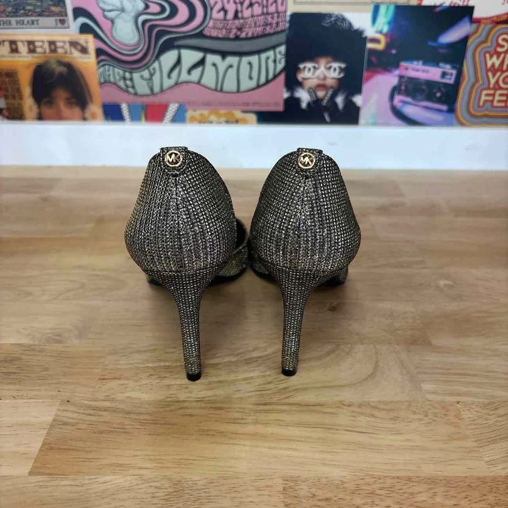 Michael Kors Size 8.5 Gold glitter Preloved Pumps
